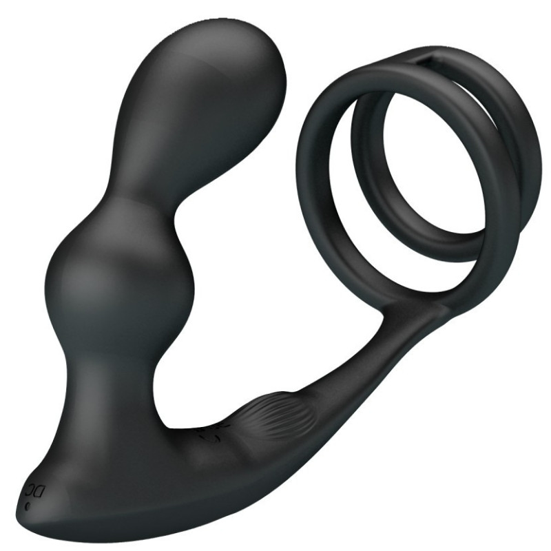 MR PLAY Plug et cockring Qockass 8 x 2.8cm